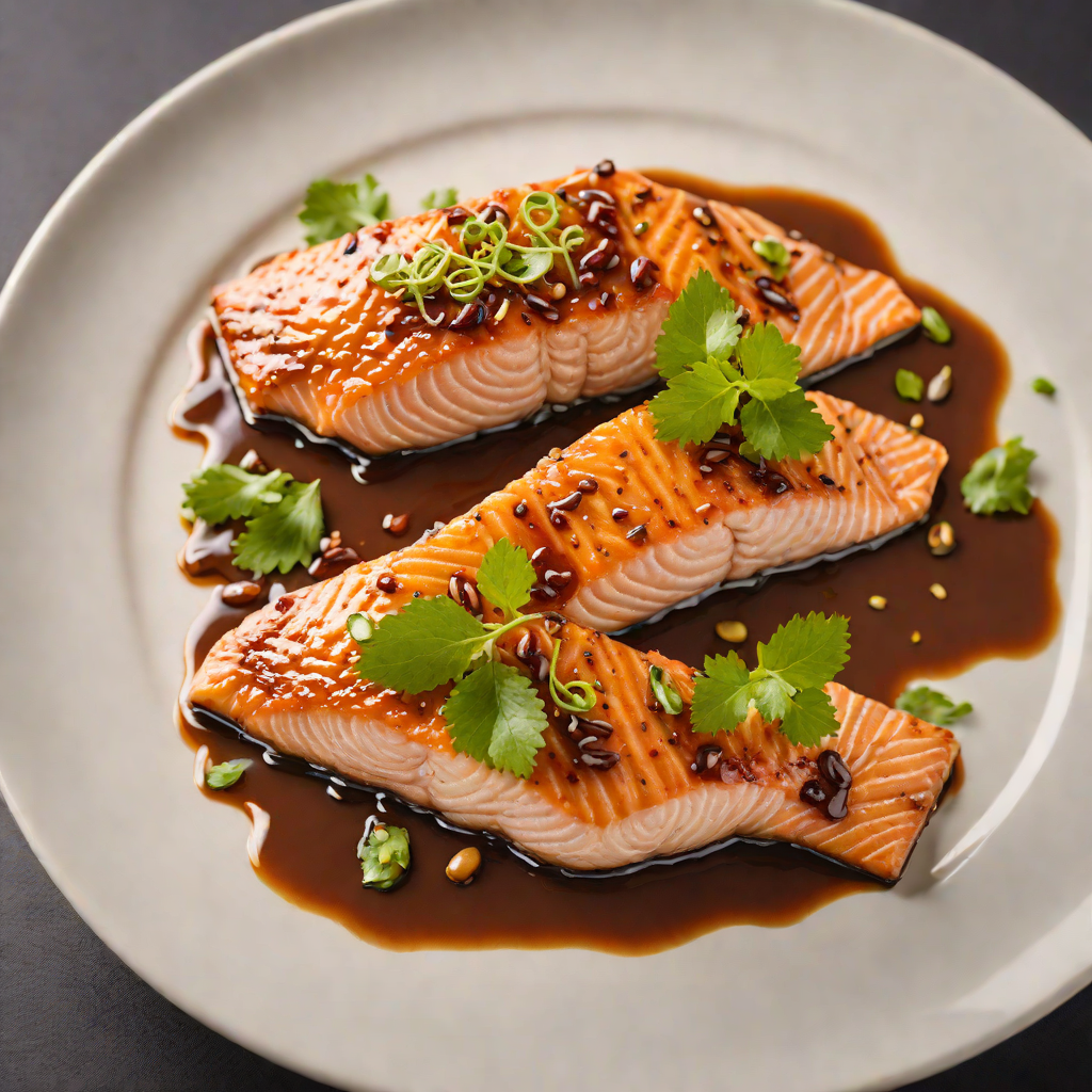 Pan-Seared Salmon with Thai Tamarind Glaze