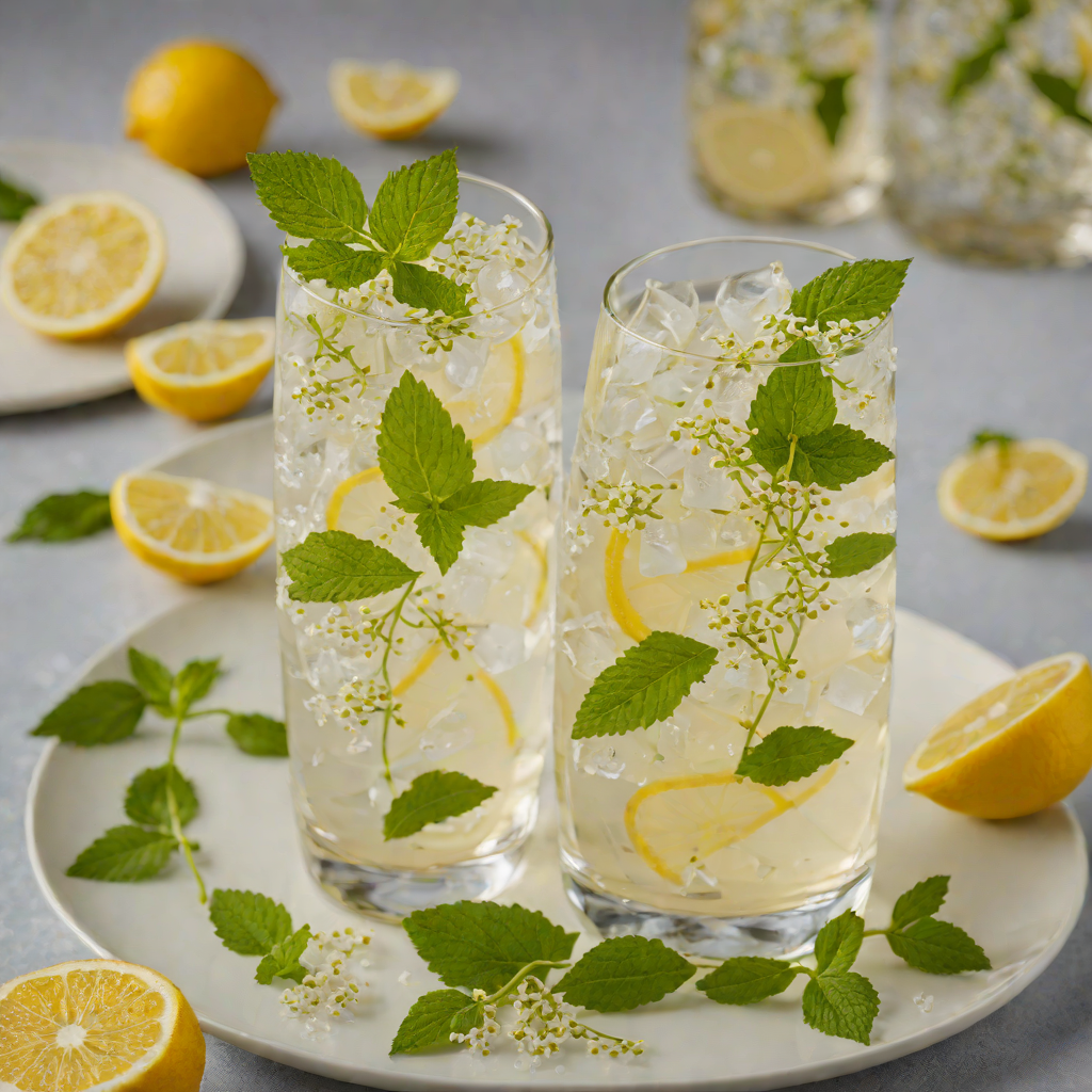 Fizzed Elderflower Vodka Collins