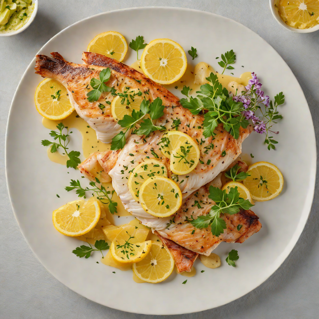 Pan-Seared Snapper with Citrus Herb Butter