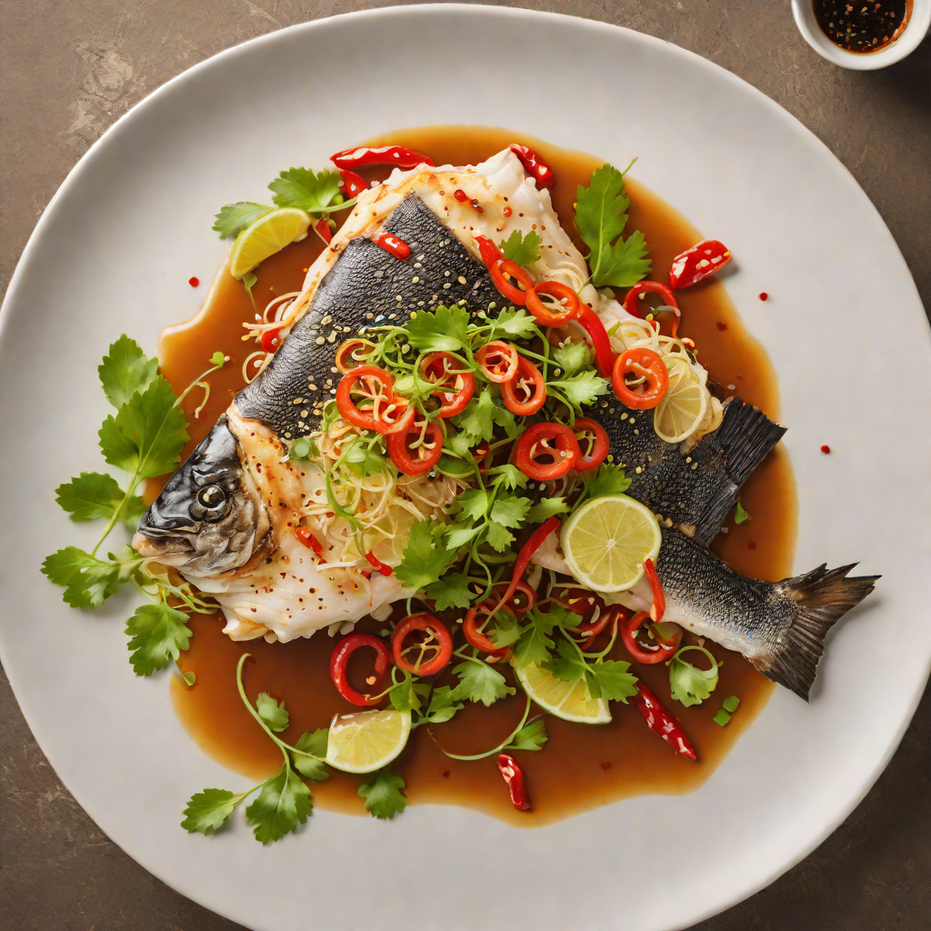 Pan-Seared Thai Sea Bass with Lemongrass and Chili Sauce