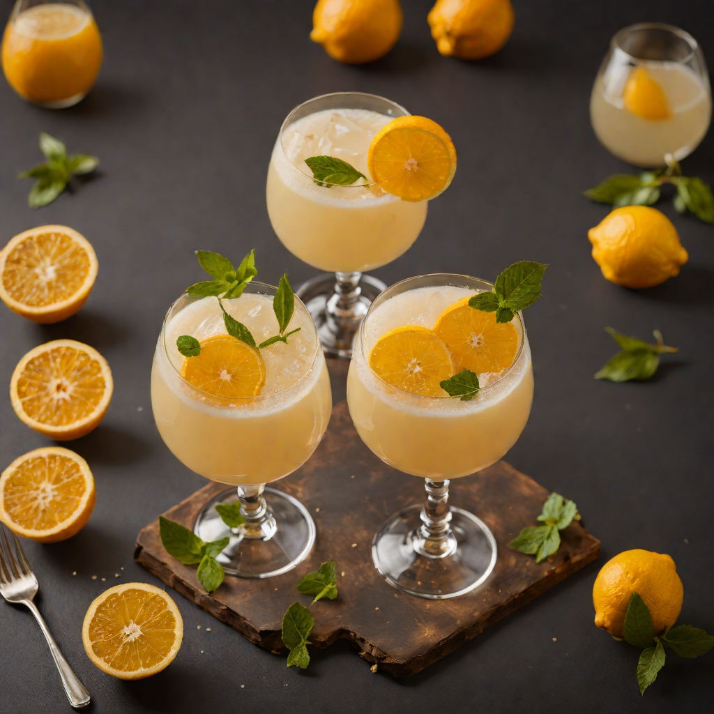 Citrus-Honey Whiskey Sour Shake
