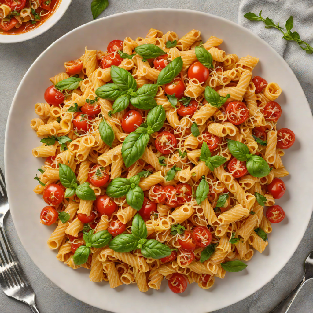 Vegetable-Packed Tomato Pasta Bake