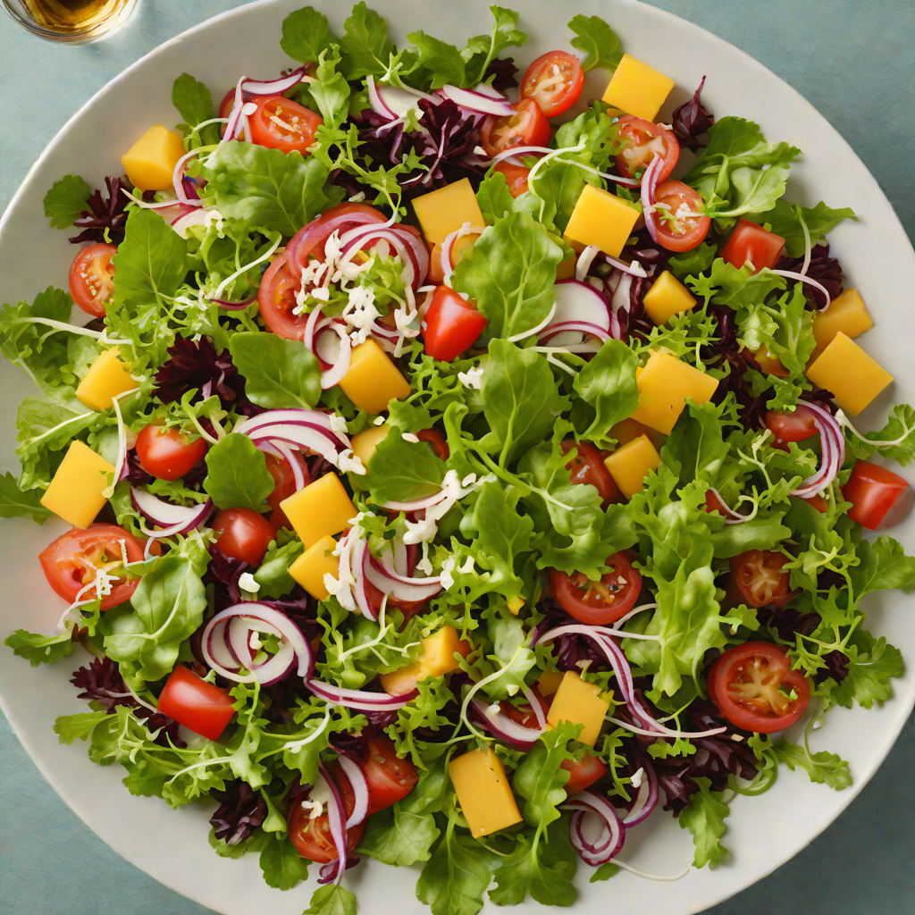 Infinite Craft-Inspired Elemental Layered Salad