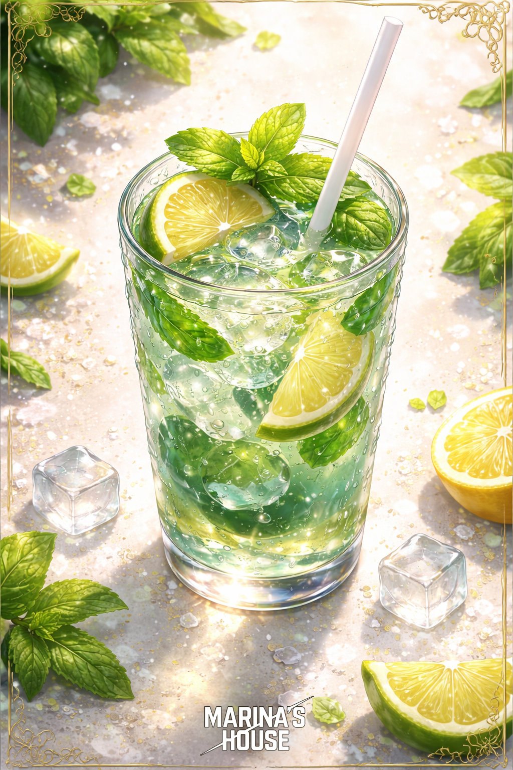 Shaken Jasmine Mint Cooler