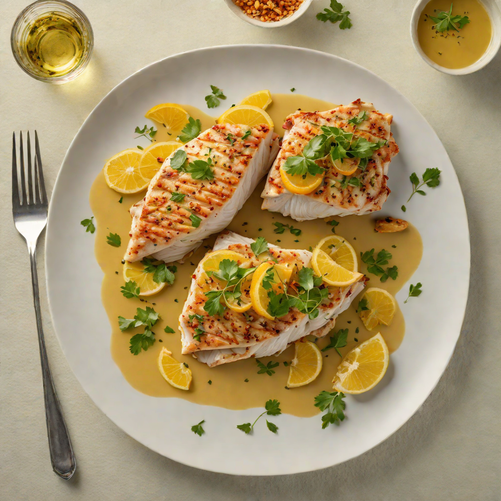 Pan-Seared Snapper with Citrus Herb Sauce