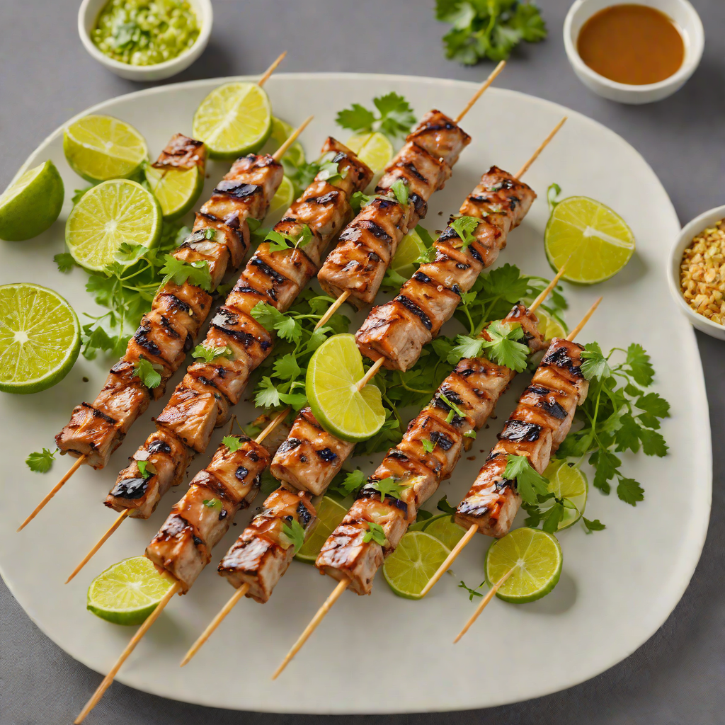 Honey-Lime Grilled Pork Skewers with Regional Herb Marinade