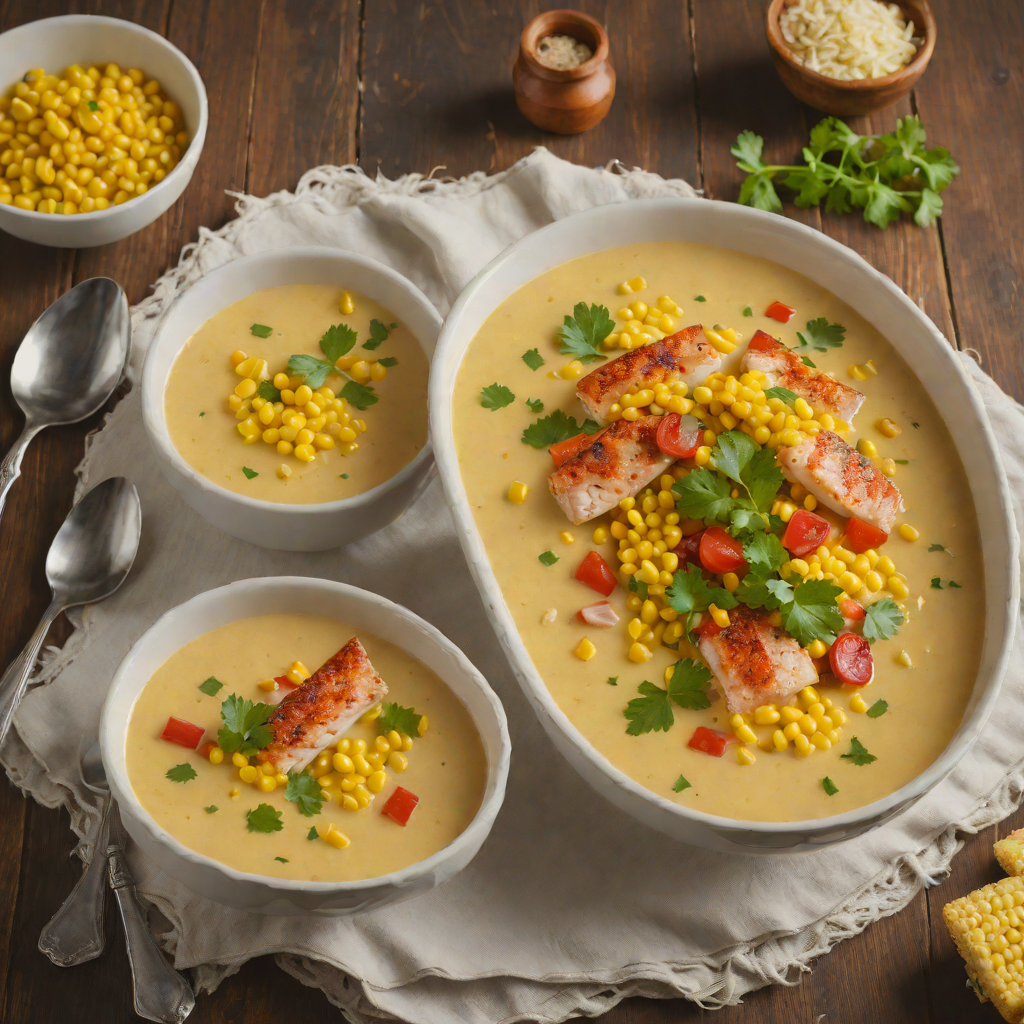 Snapper and Sweet Corn Chowder with Smoked Paprika