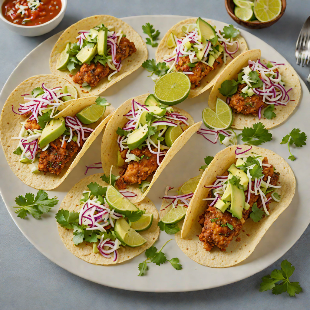 Crispy Snapper Tacos with Avocado Lime Slaw