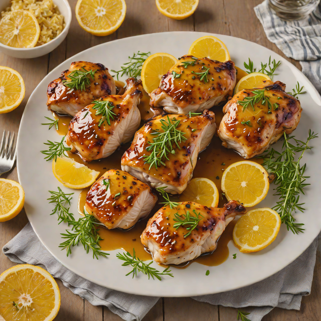 Pan-Seared Chicken Thighs with Citrus and Thyme Glaze
