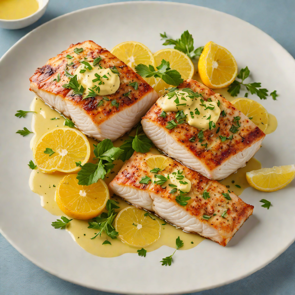 Pan-Seared Snapper with Citrus-Herb Butter Sauce