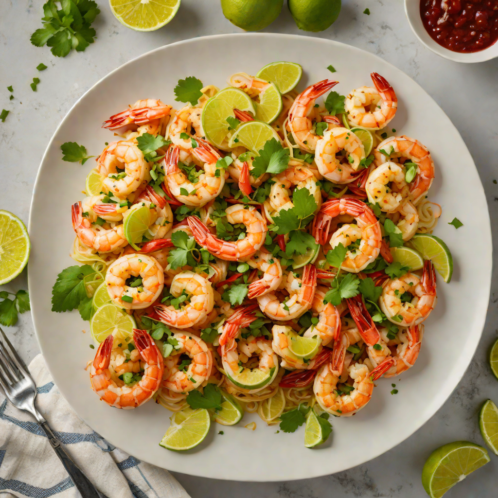 Sautéed Garlic Butter Shrimp with Chili and Lime