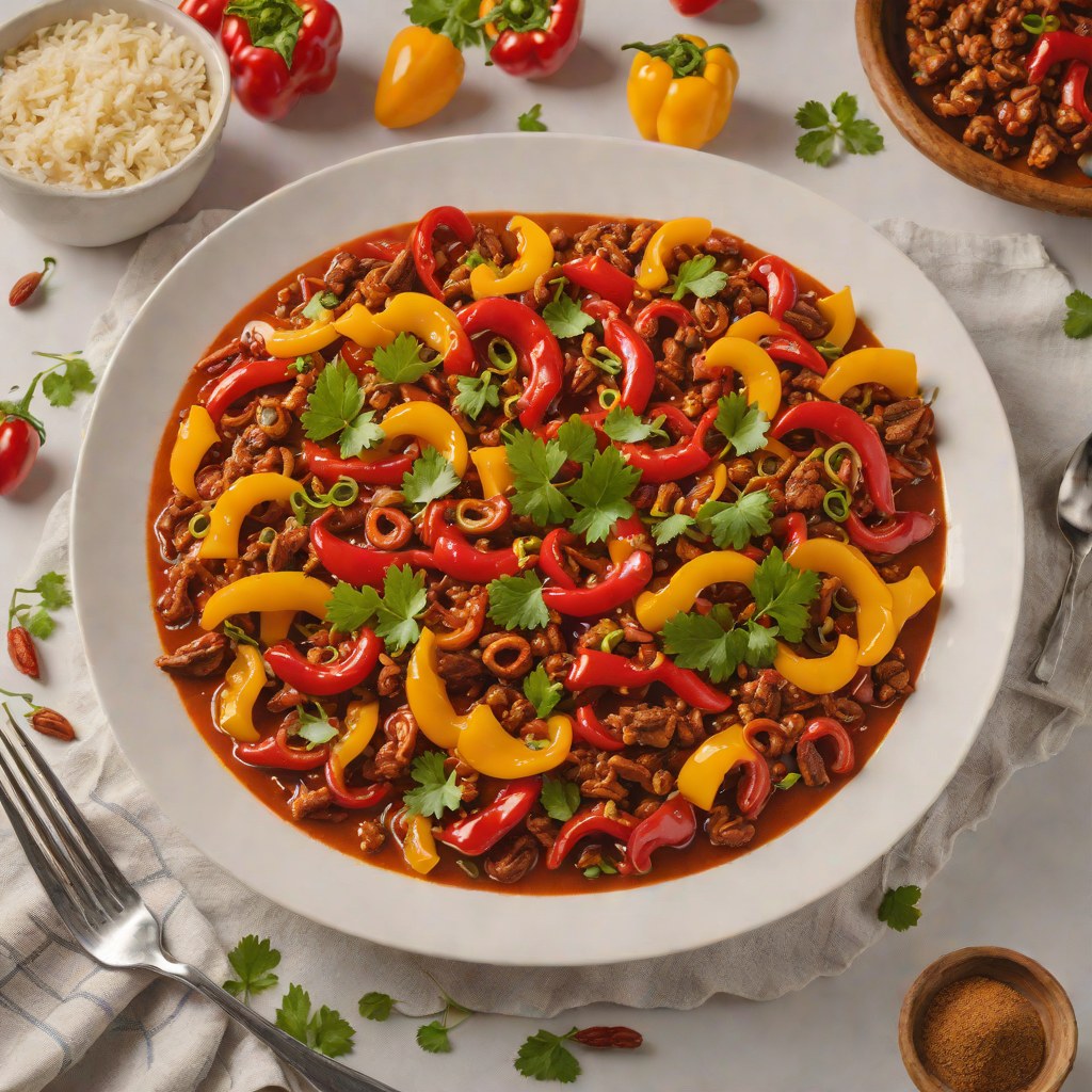 High Desert Chili with Roasted Bell Peppers and Smoked Paprika