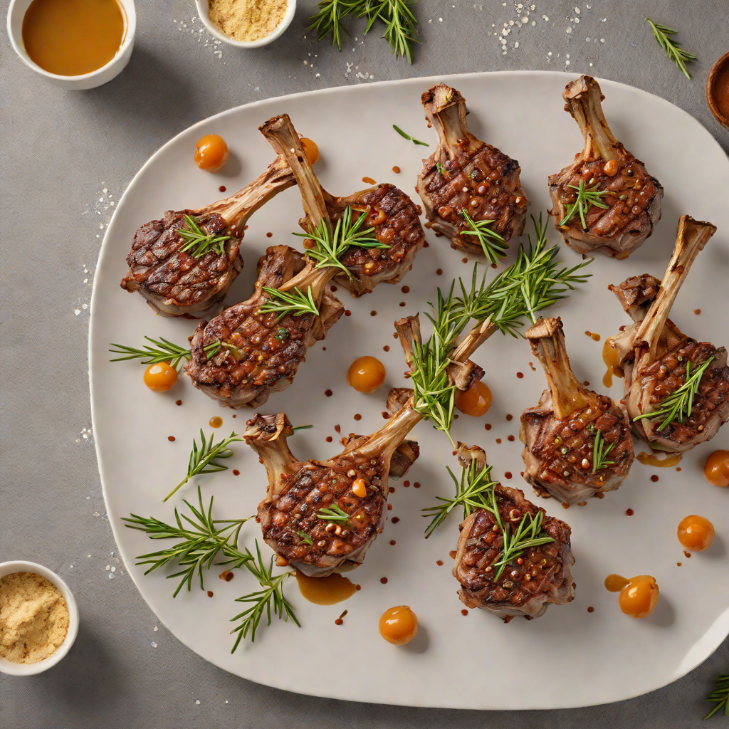 Sandstone-Spiced Grilled Lamb Chops with Rosemary and Garlic