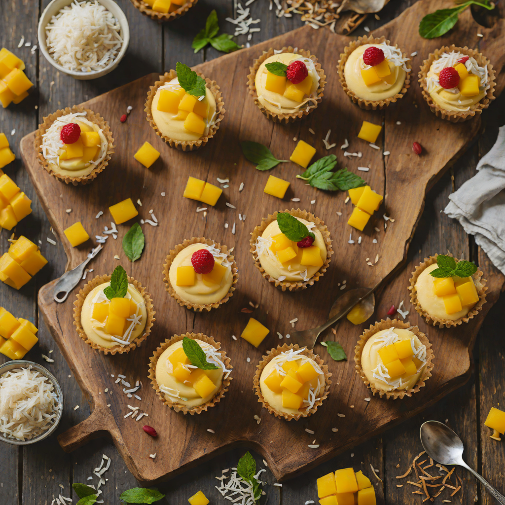 No-Bake Coconut Mango Mousse Cups