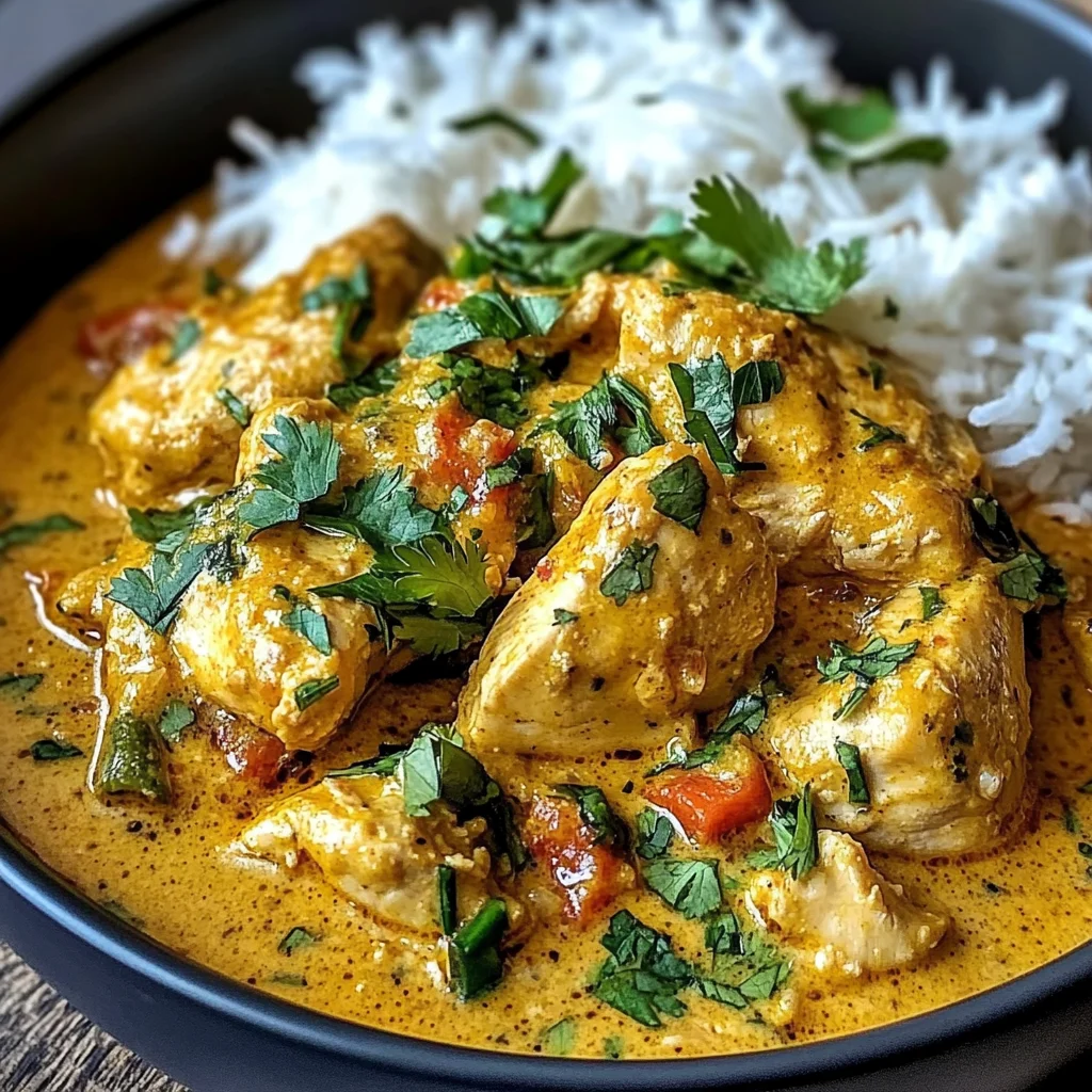 Spiced Coconut Chicken Curry