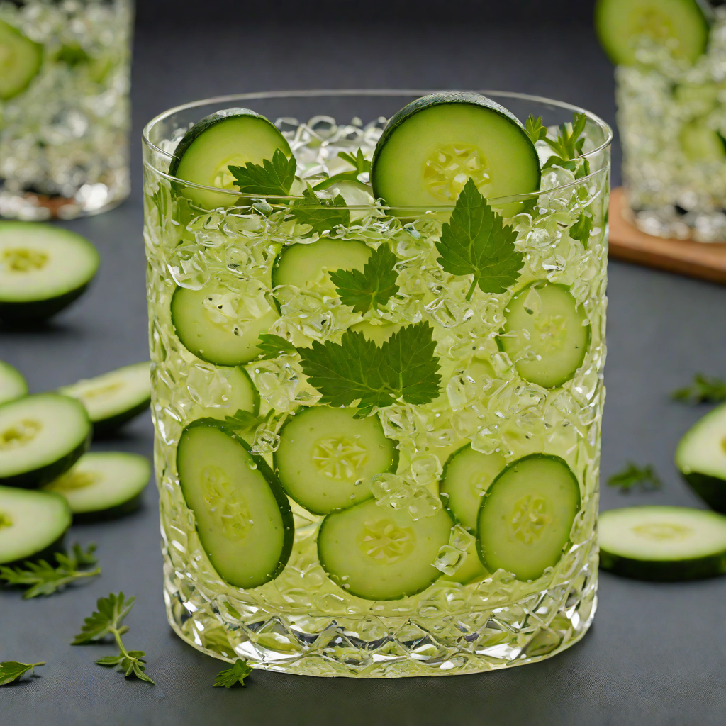 Herb-Muddled Cucumber Vodka Cooler