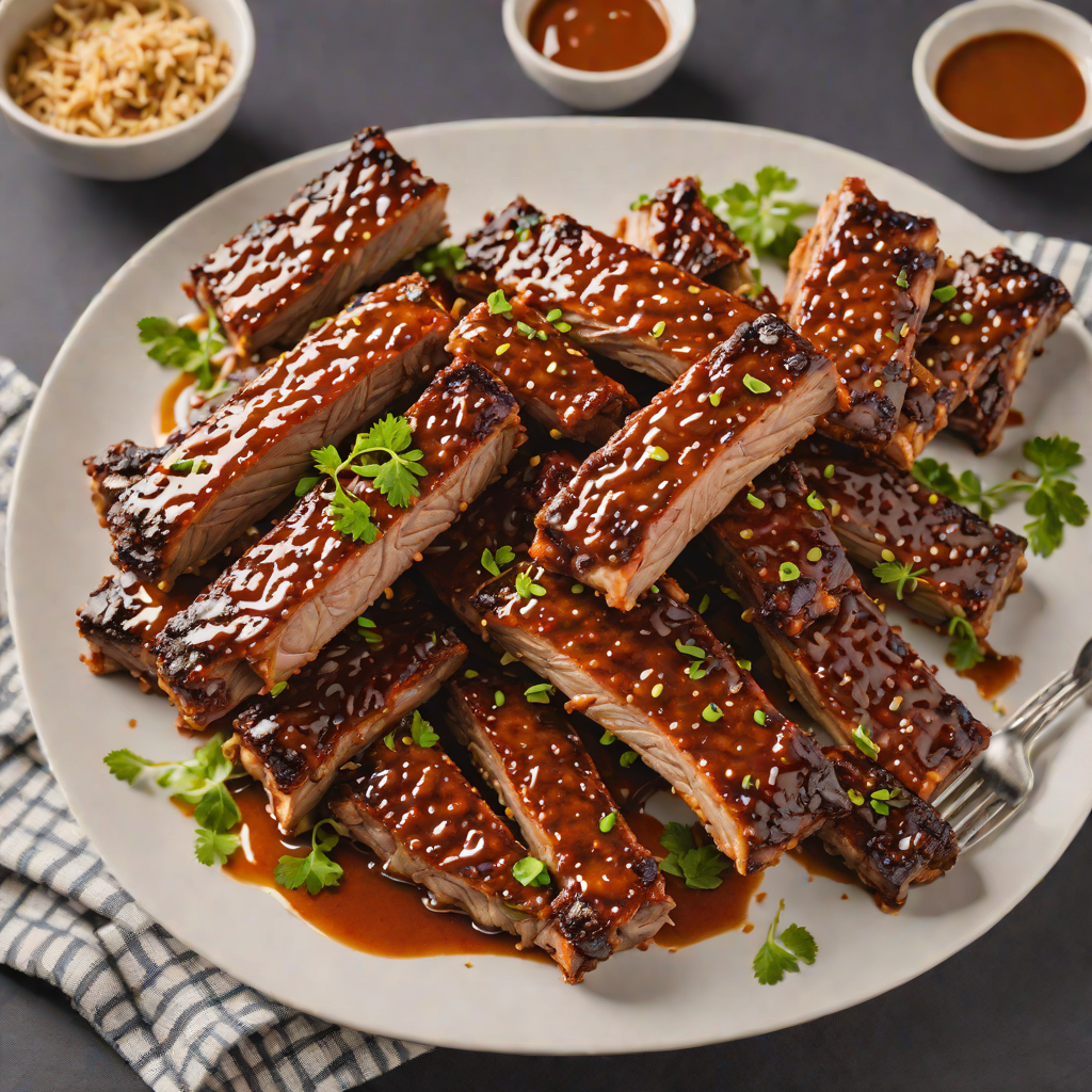 Oven-Baked BBQ Pork Ribs with Spiced Dry Rub