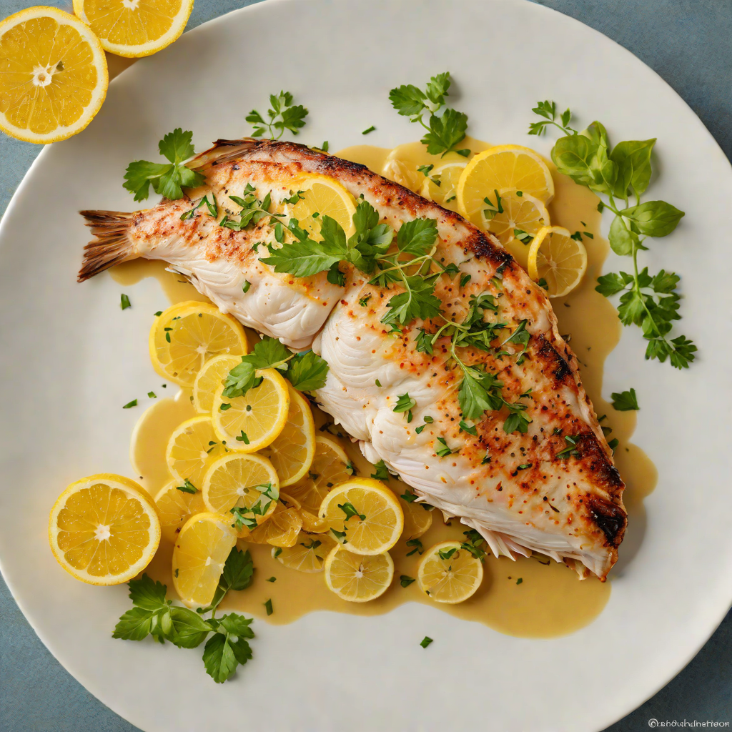 Pan-Seared Snapper with Citrus and Herb Sauce