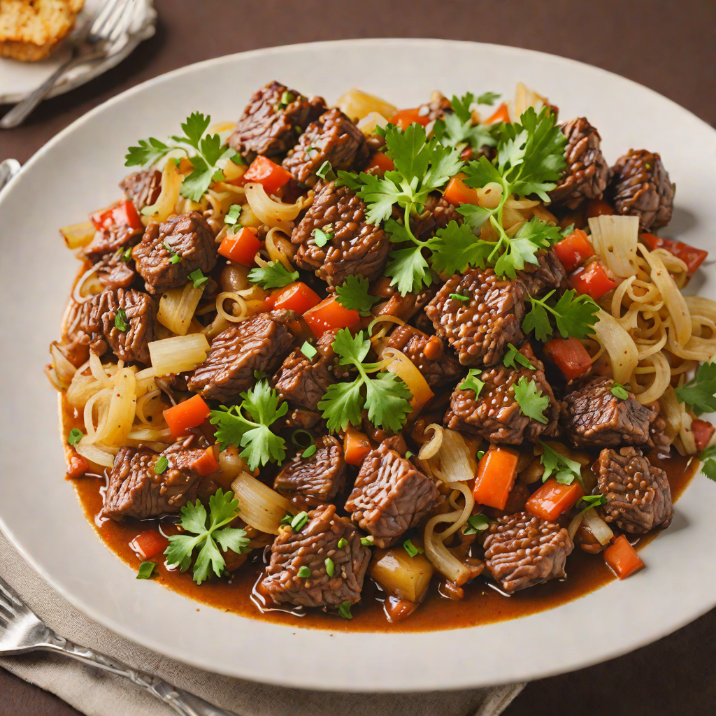 Tibs Sautéed Beef with Onions and Berbere