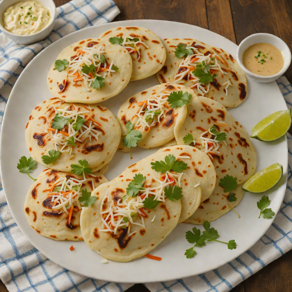 Pan-Fried Salvadoran Pupusas with Queso and Curtido