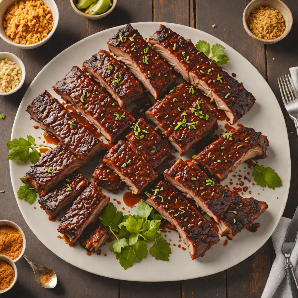 Applewood-Smoked Baby Back Ribs with Spiced Dry Rub