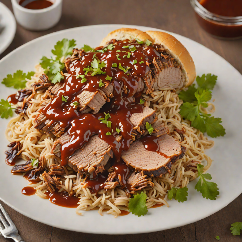 Chipotle-Smoked Pulled Pork Shoulder with Tangy BBQ Sauce