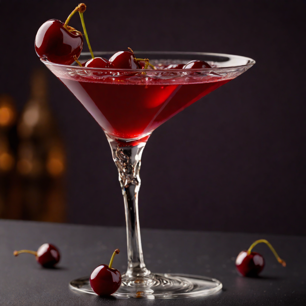Velvet Cherry Midnight Martini