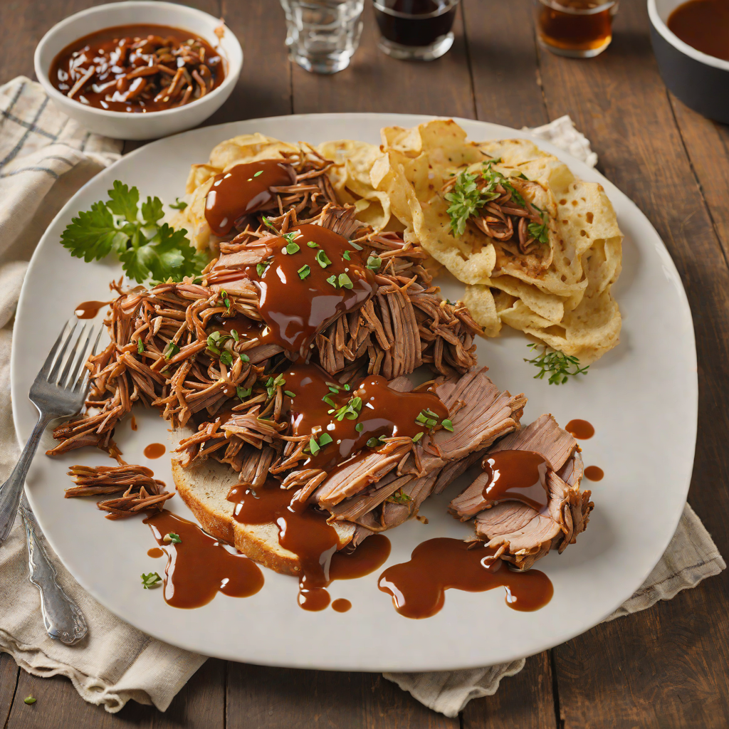 Slow-Smoked Pulled Pork Shoulder with Mesquite BBQ Sauce