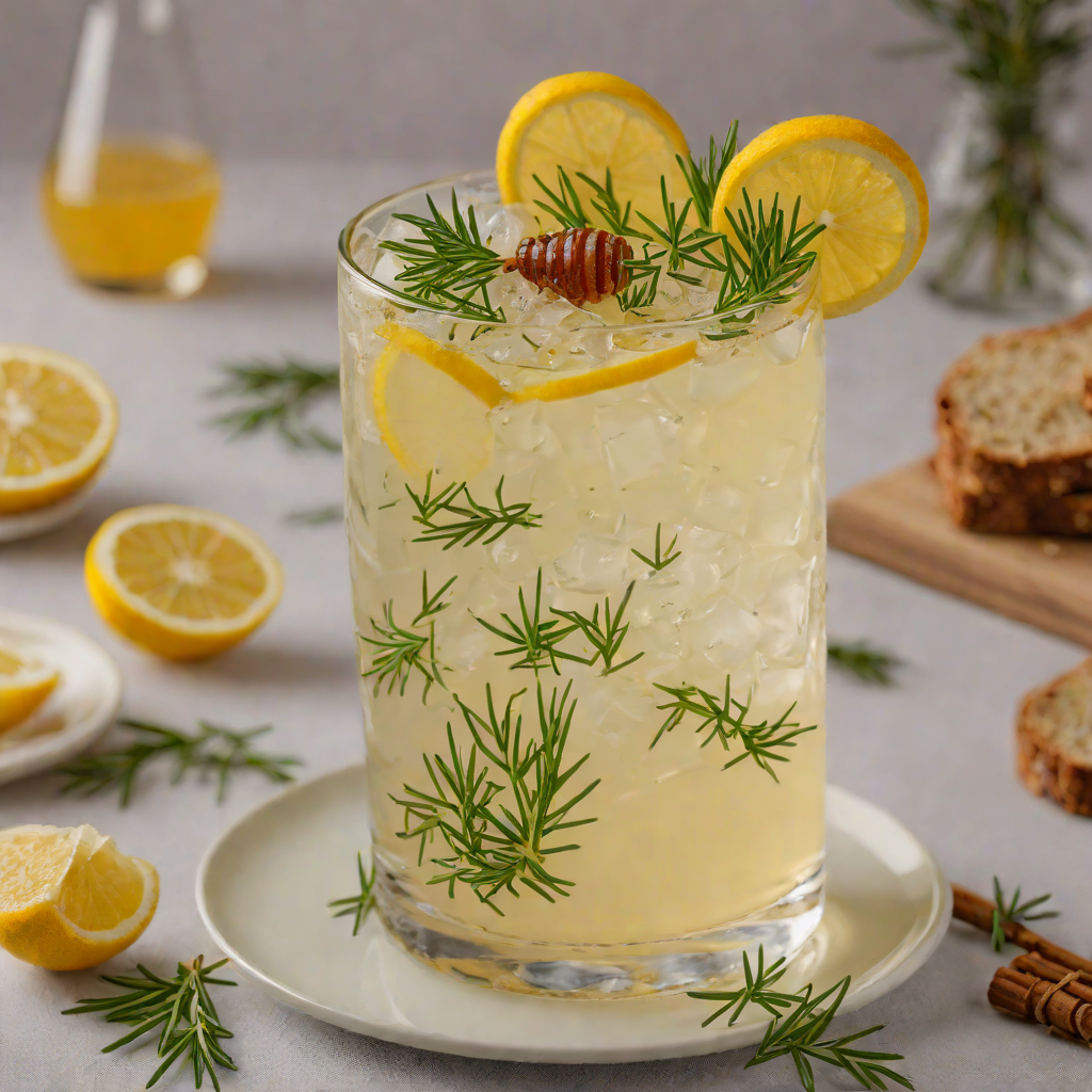 Honey-Rosemary Vodka Collins