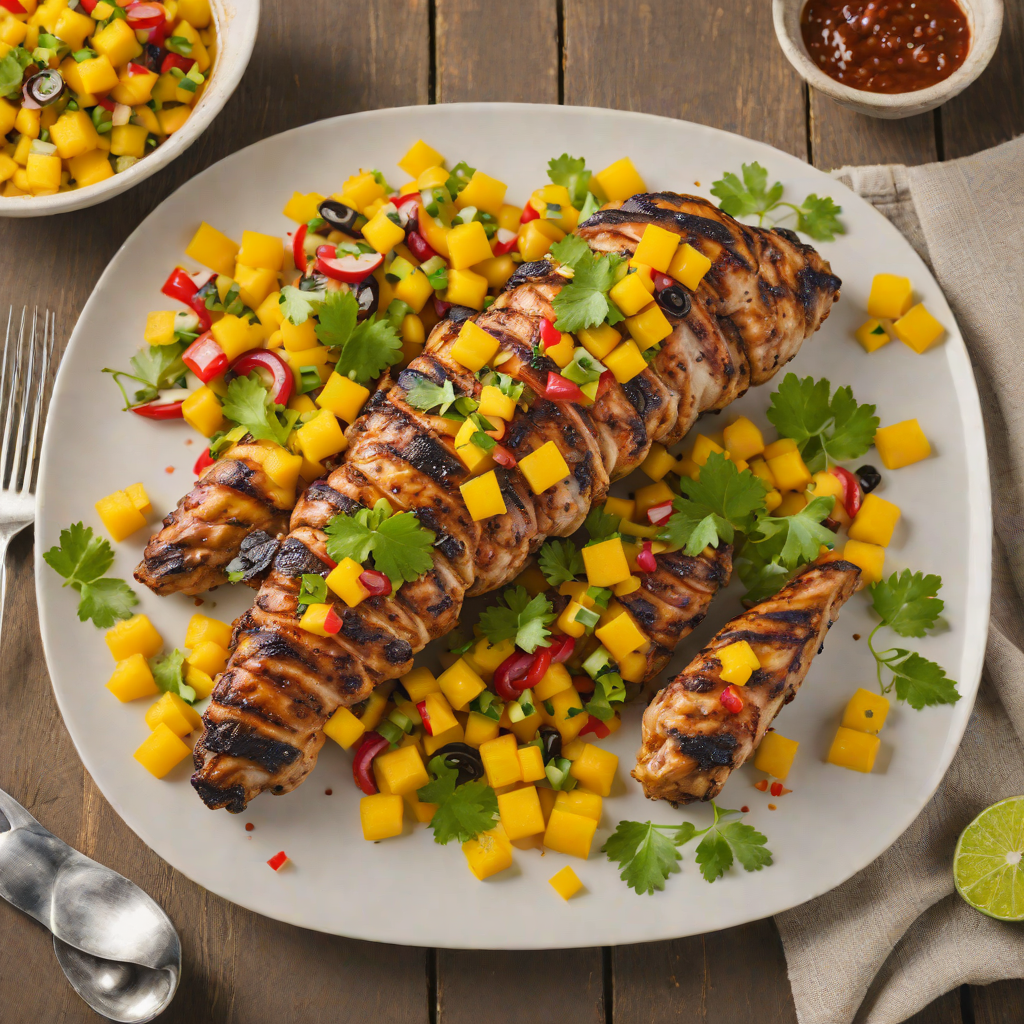 Hidden Heat Caribbean Jerk Chicken with Mango Salsa