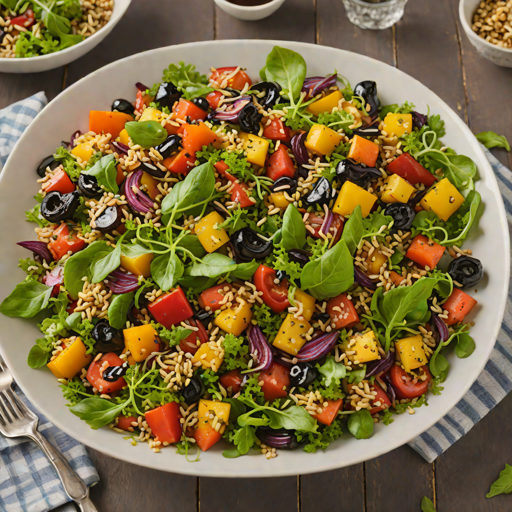 Henrietta Roasted Vegetable and Quinoa Salad with Balsamic Glaze
