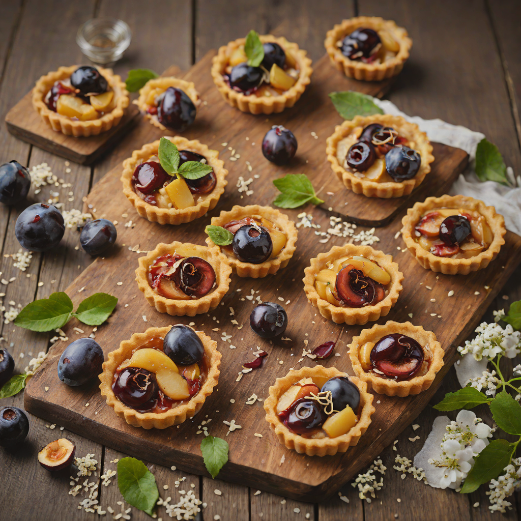 Macadamia and Davidson's Plum Tartlets