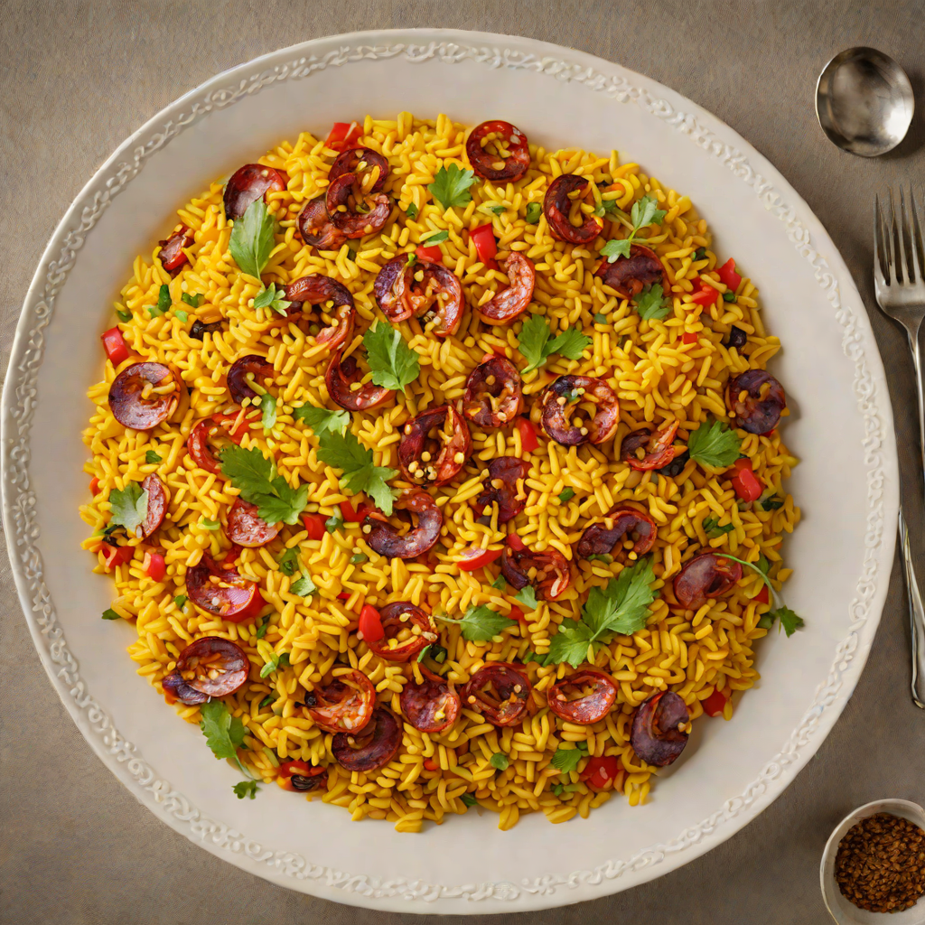 Saffron and Chorizo Spanish Paella