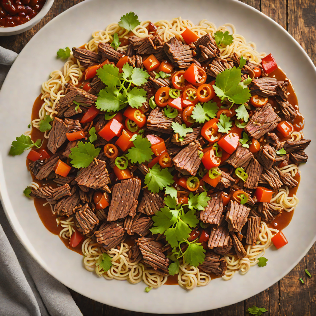 Slow-Cooked Beef Barbacoa with Guajillo and Chipotle Peppers