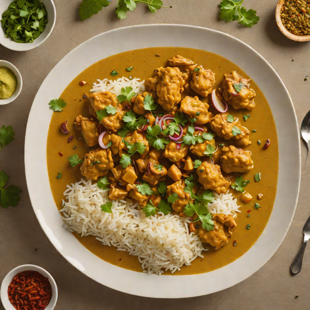 Slow-Cooked Burmese Chicken Curry with Turmeric and Shallots