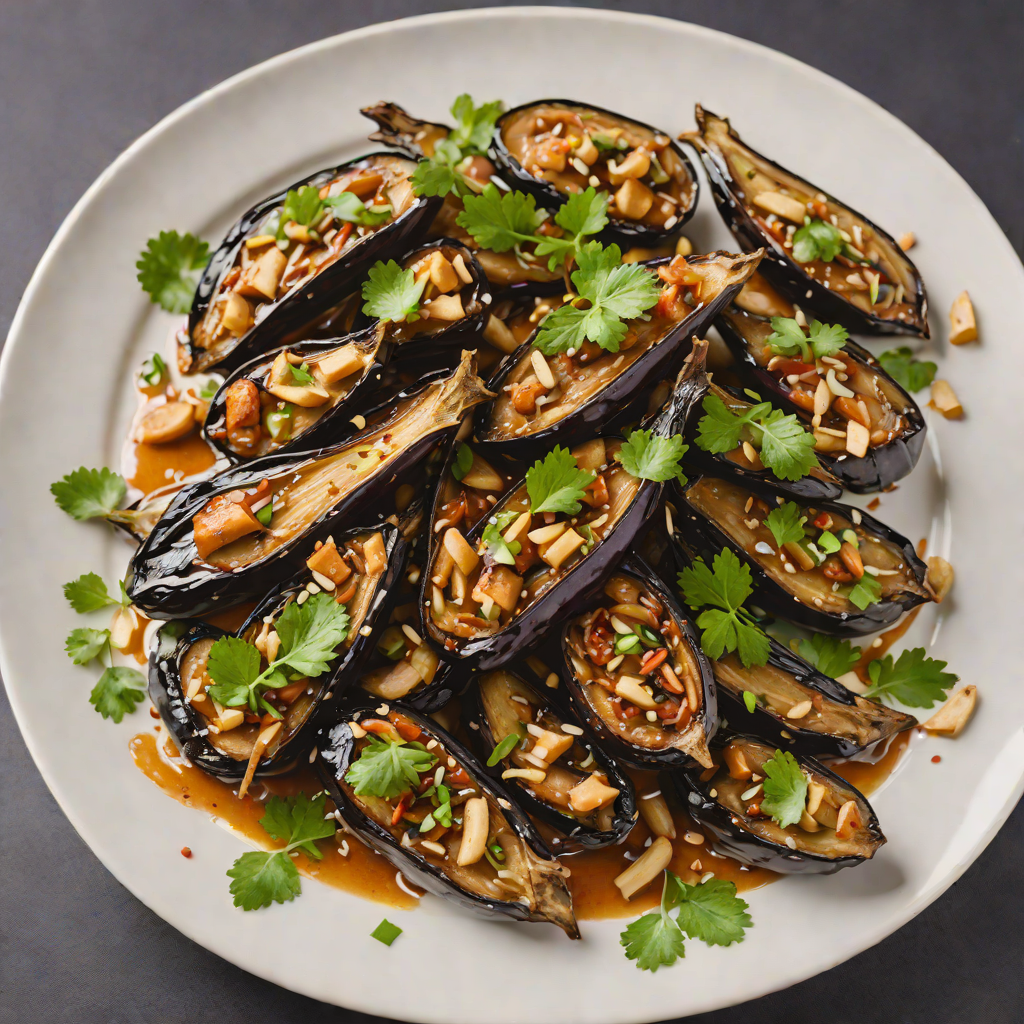 Sautéed Asian-Style Eggplant with Garlic and Ginger