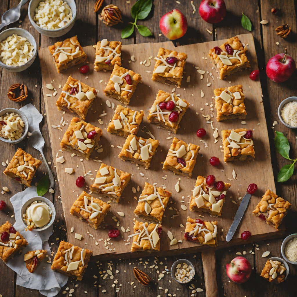 Macadamia and Quandong White Chocolate Blondies