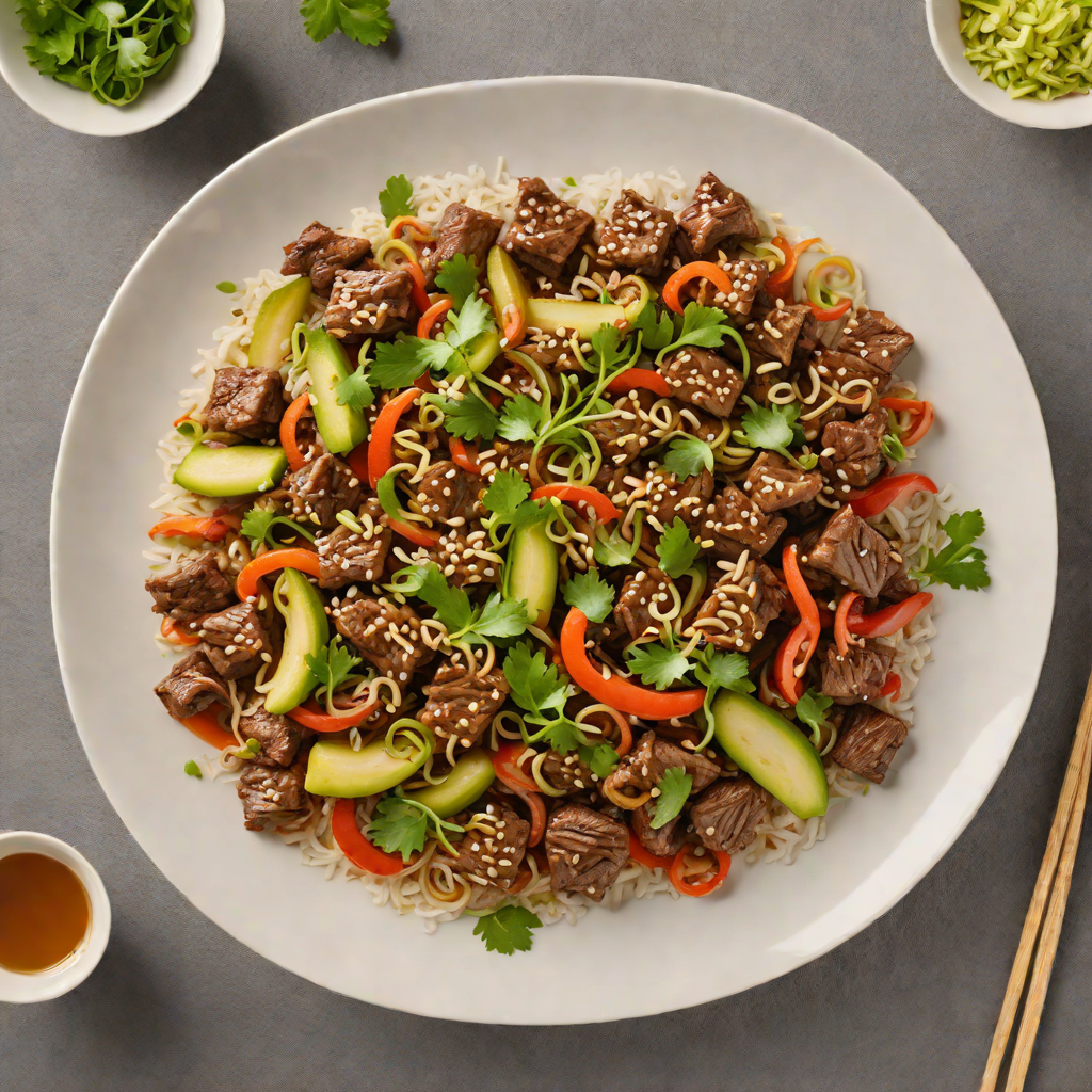 Stir-Fried Beef with Ginger and Garlic