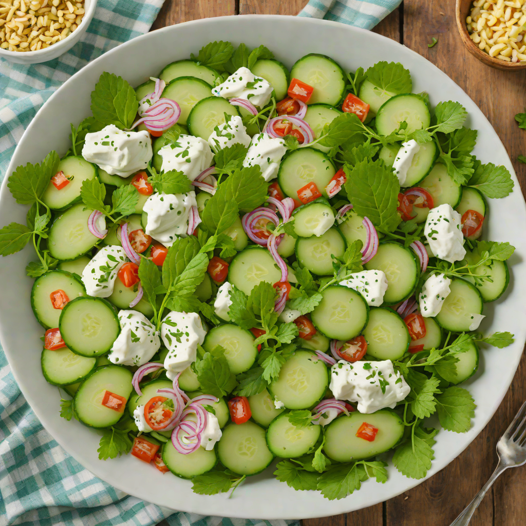 Chilled Cucumber-Mint Yogurt Salad