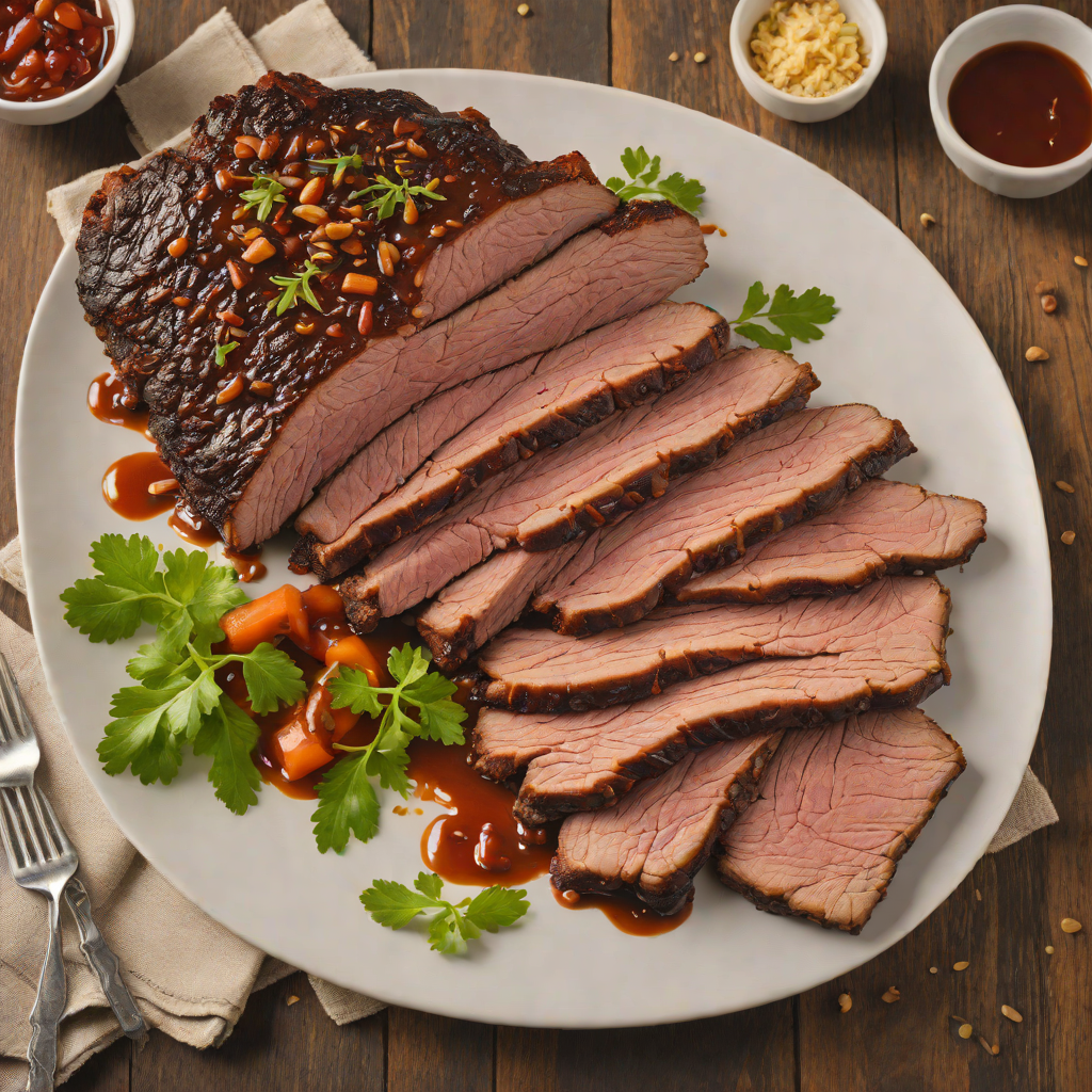 Slow-Smoked Texas Brisket with Hickory and Mesquite