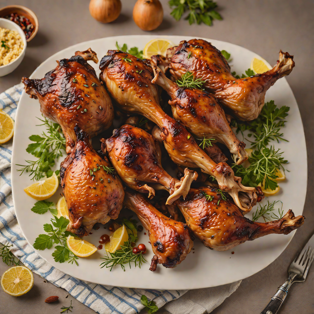 Mesquite-Smoked Turkey Legs with Spiced Rub