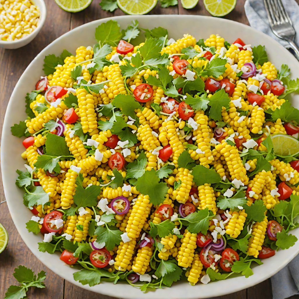 Half-Size Mexican Street Corn Salad