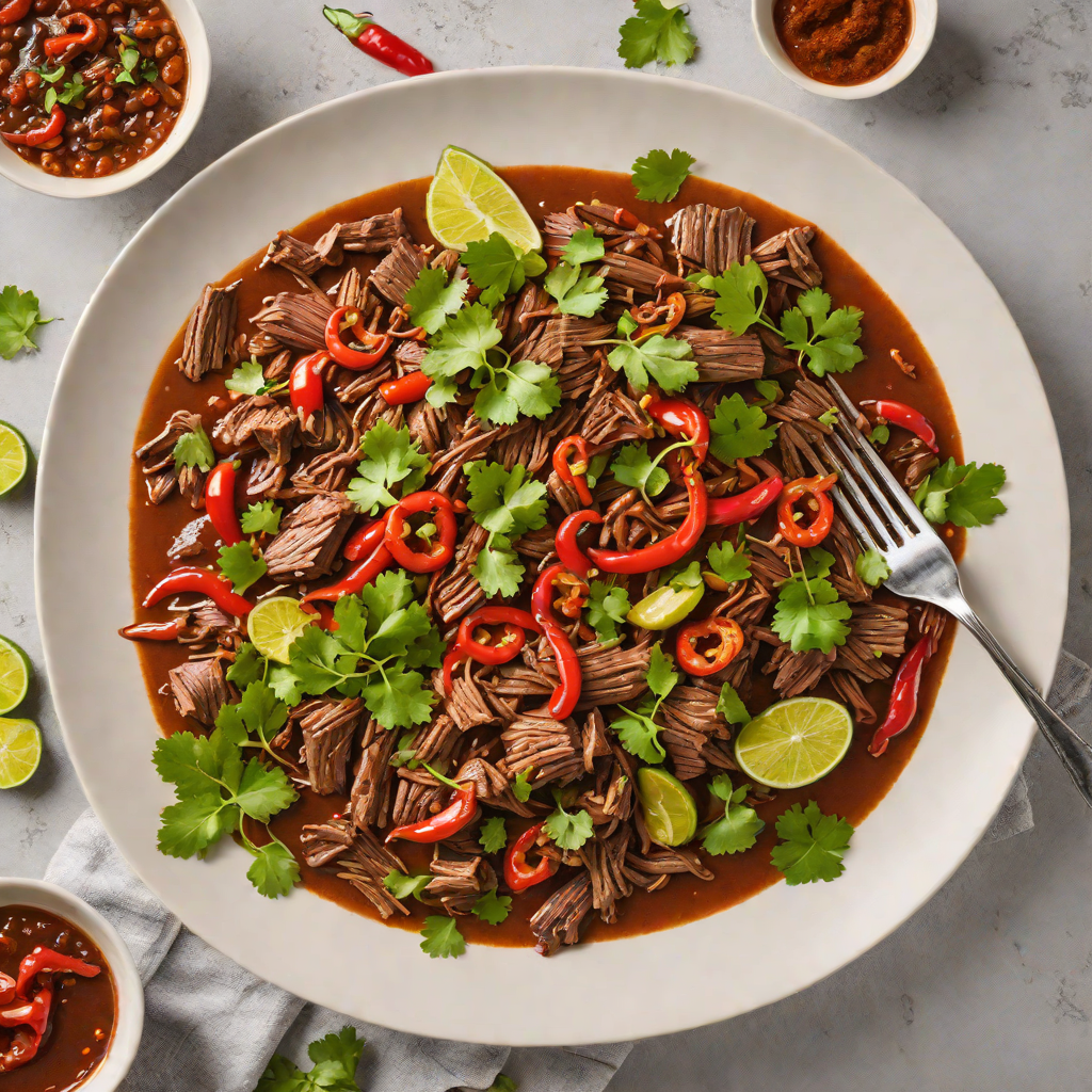Slow-Cooked Beef Barbacoa with Guajillo and Chipotle Chilies