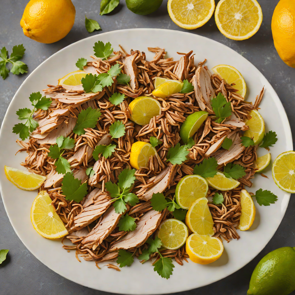 Slow-Cooked Pork Carnitas with Citrus and Bay Leaf