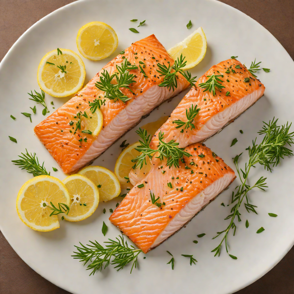 Pan-Roasted Salmon with Lemon Herb Butter
