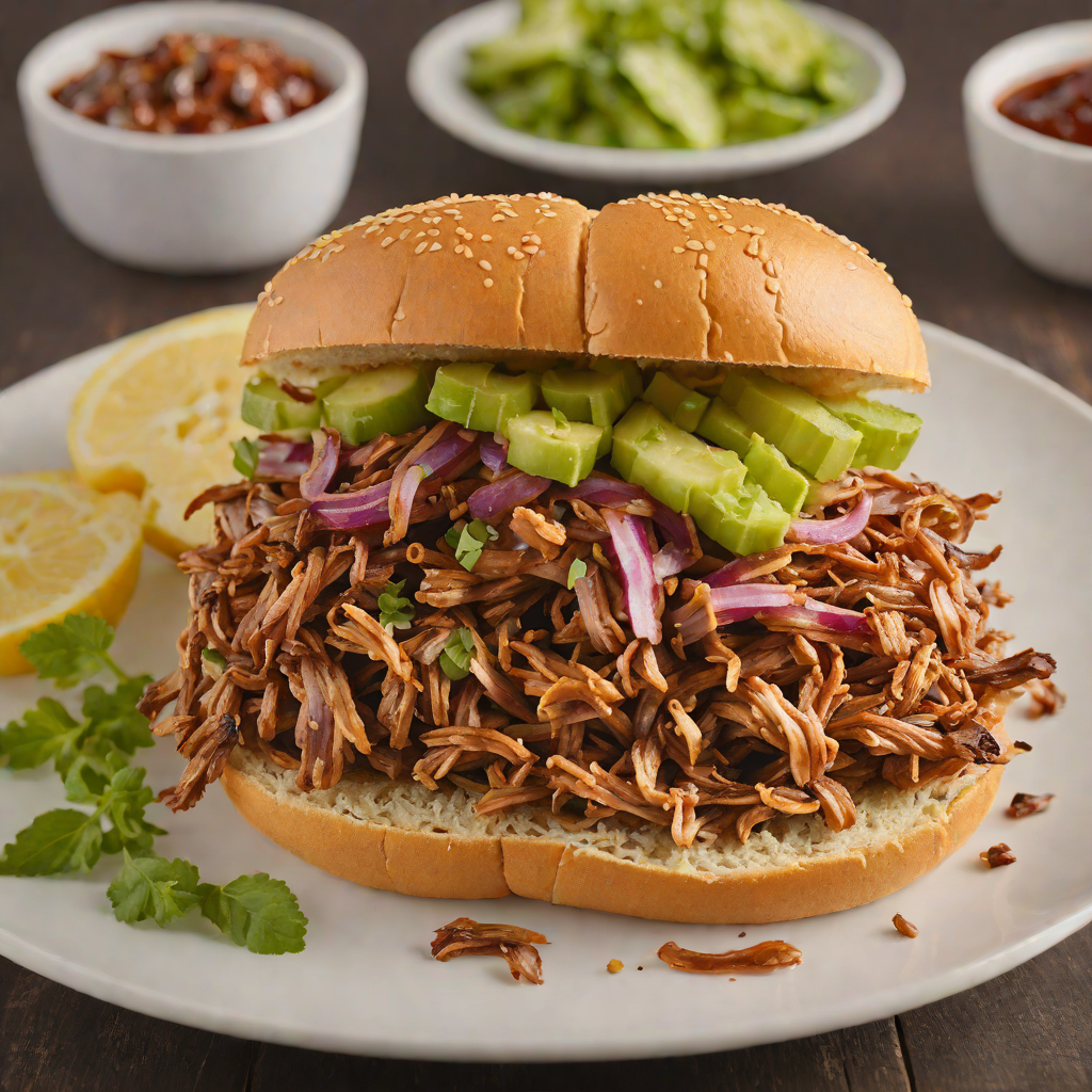 Grilled Chipotle BBQ Pulled Pork Sandwich