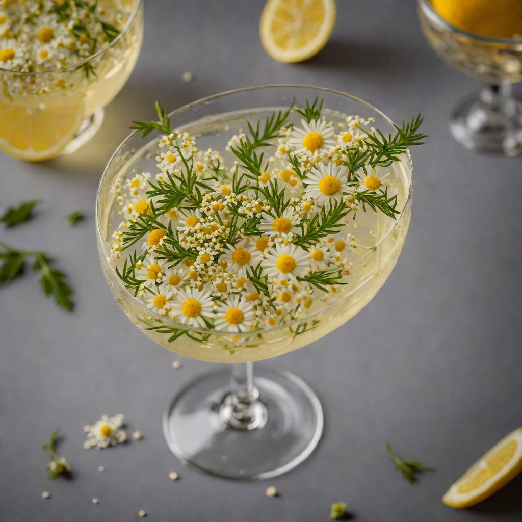 Herb-Infused Gin Daisy with Elderflower