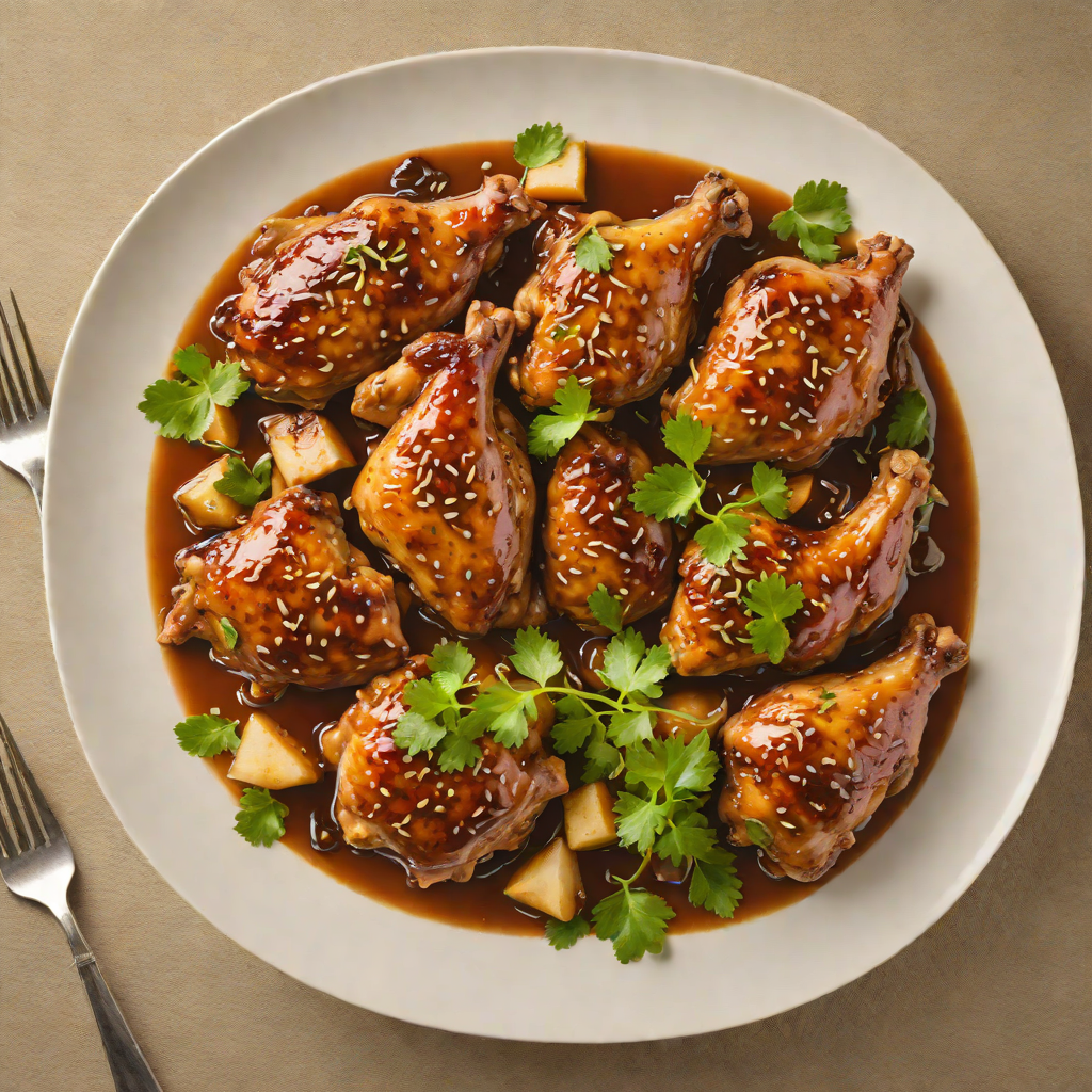 Adobo-Style Chicken Simmered in Vinegar and Soy