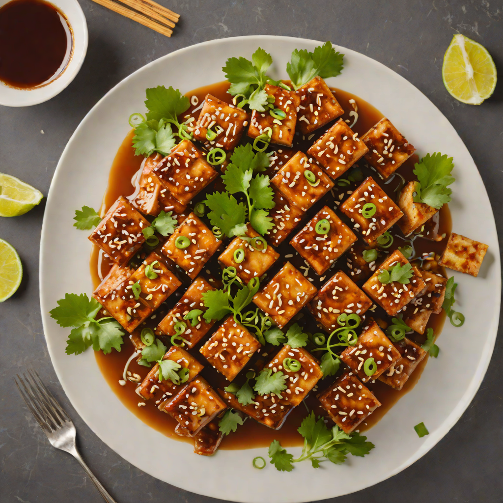 Vietnamese-Style Caramelized Tofu with Ginger and Scallions