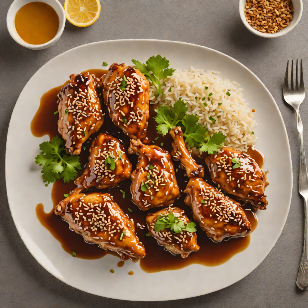 Honey-Glazed Chicken with Ginger and Sesame